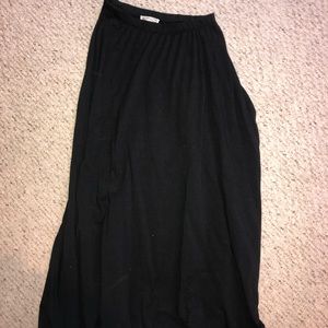 Long black skirt size small